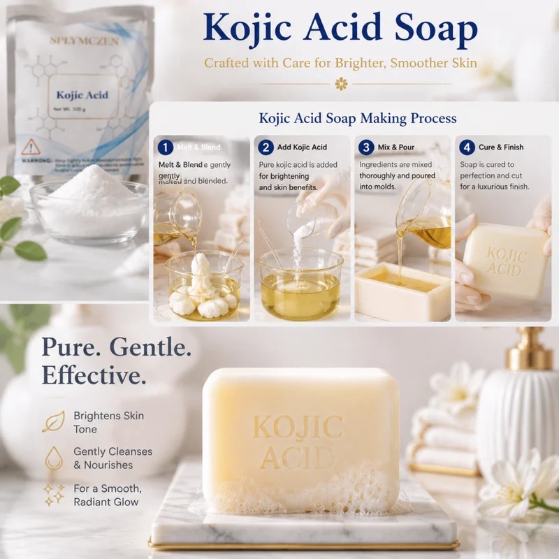 Soap Making Acid - SPLYMCZEN 비누 향료 코직산 크리스탈 파우더