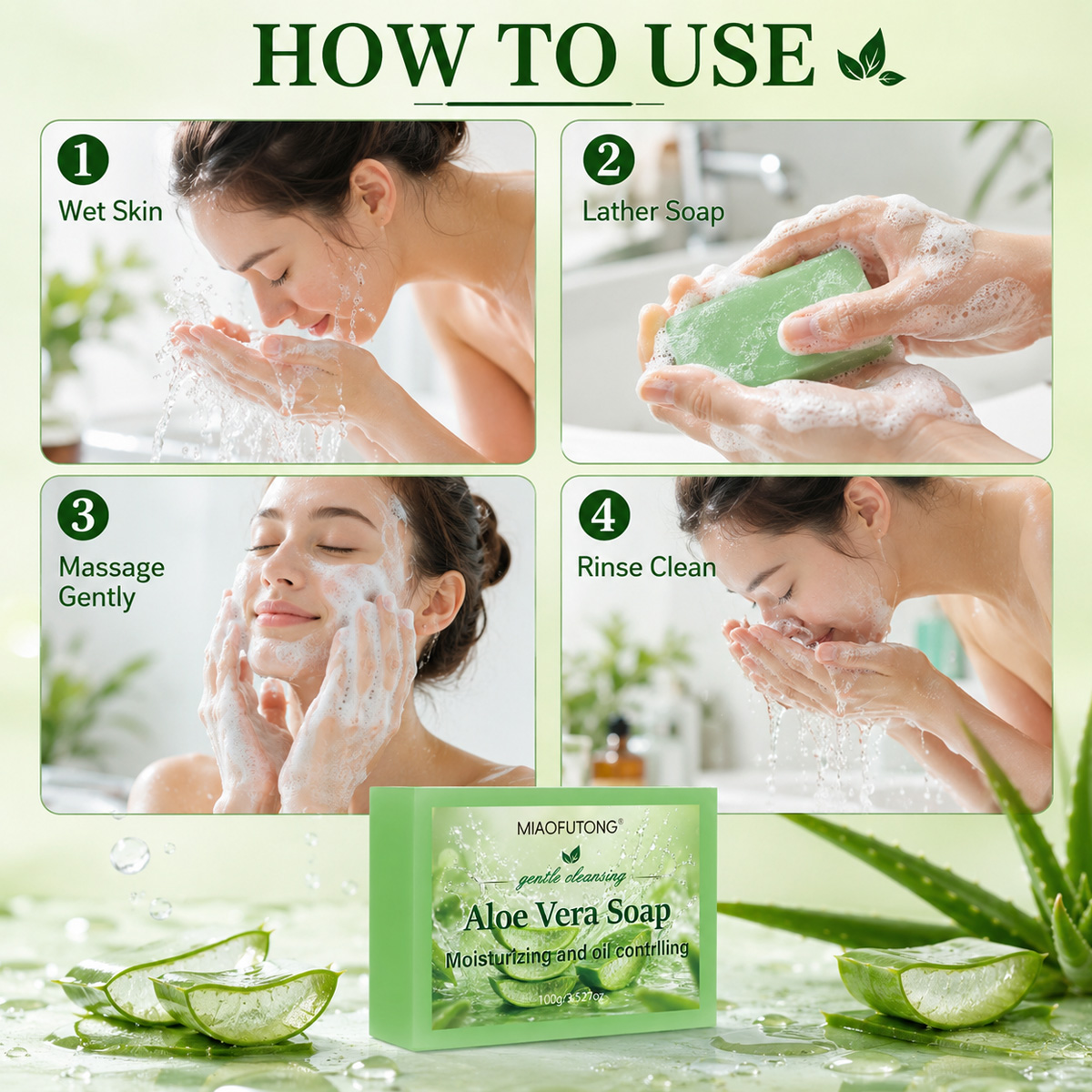 4 in 1 알로에 베라 수제 에센셜 오일 비누 보습  - Soap Making Oils 리뷰 및 가격