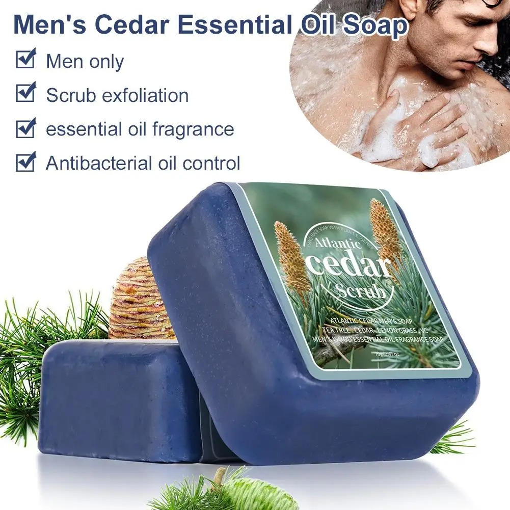 남성용 삼나무 에센셜 오일 비누 여행용 휴대용 호텔 비 - Soap Making Oils 리뷰 및 가격